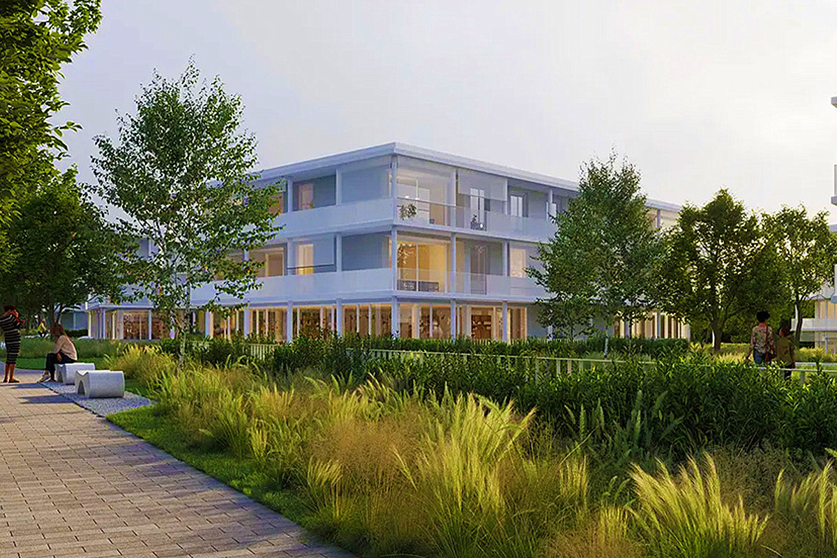 Balatonfüred – Fürdő utcai lakópark medencével